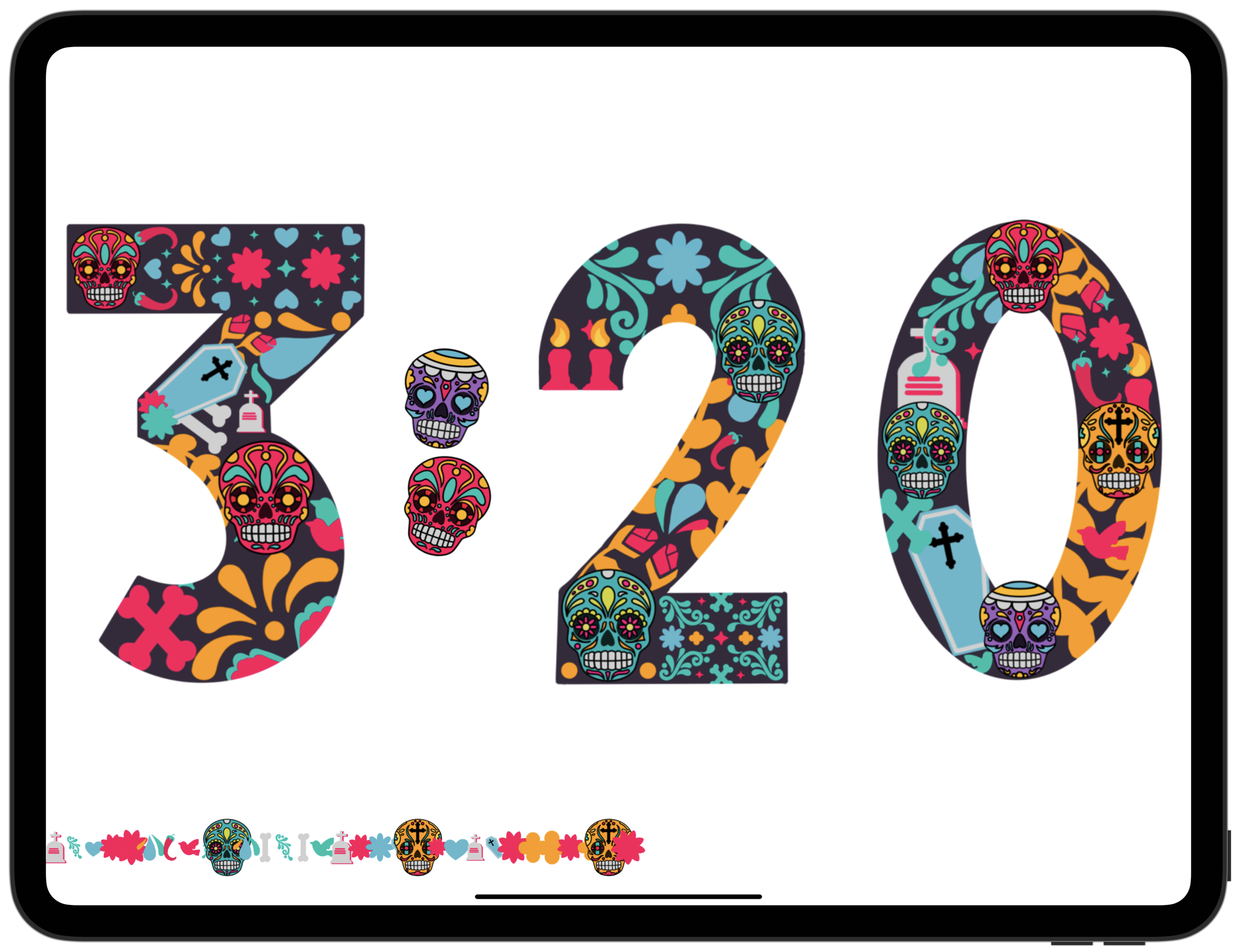 Dia de los Muertos in Light Mode