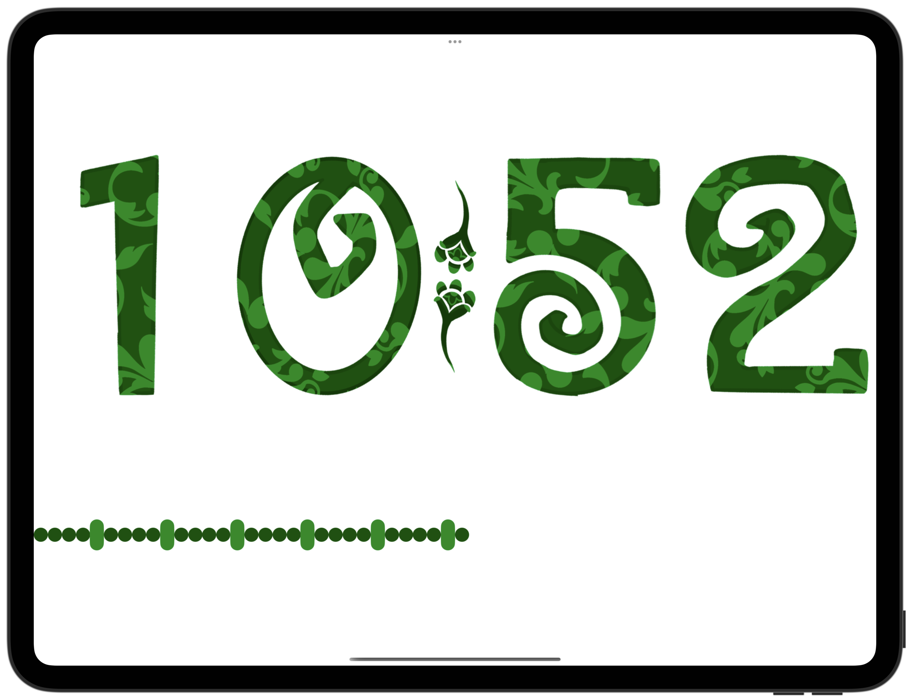 Christmas Curls in Light Mode